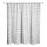 Light Gray Chevrons 71x74 Shower Curtain