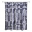 Navy Chevrons 71x74 Shower Curtain