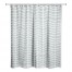 Soft Blue Chevrons 71x74 Shower Curtain