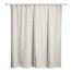 Beige Mod Medallions 71x74 Shower Curtain