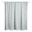 Soft Blue Mod Medallions 71x74 Shower Curtain