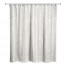 Soft Beige Petal Pattern 71x74 Shower Curtain