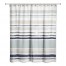 Light Blue Stripes 71x74 Shower Curtain