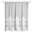 Gray Quatrefoil 71x74 Shower Curtain