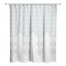 Soft Blue Quatrefoil 71x74 Shower Curtain