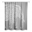 Gray Mandala Elephant 71x74 Shower Curtain