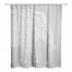 Light Gray Mandala Elephant 71x74 Shower Curtain