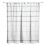 Soft Blue Stripes on Wood 71x74 Shower Curtain