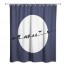 Navy Birds on a Line 71x74 Shower Curtain