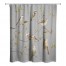 Gray Birds on Branches 71x74 Shower Curtain