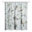 Soft Blue Birds on Branches 71x74 Shower Curtain