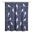 Navy Birds on Wire 71x74 Shower Curtain