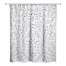Navy Botanical Pattern 71x74 Shower Curtain