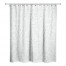 Soft Blue Botanical Pattern 71x74 Shower Curtain