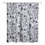 Navy Watercolor Floral 71x74 Shower Curtain