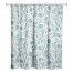 Soft Blue Watercolor Floral 71x74 Shower Curtain