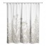 Beige Wildflowers 71x74 Shower Curtain