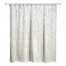 Beige Tree Line 71x74 Shower Curtain