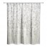 Gray Tree Line 71x74 Shower Curtain