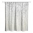 Light Gray Tree Line 71x74 Shower Curtain