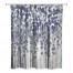 Navy Tree Line 71x74 Shower Curtain