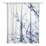 Light Gray Flowering Tree 71x74 Shower Curtain