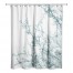 Soft Blue Flowering Tree 71x74 Shower Curtain