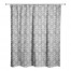 Gray Vine Pattern 71x74 Shower Curtain