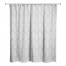Light Gray Vine Pattern 71x74 Shower Curtain