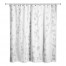 Beige Light Gray Trees 71x74 Shower Curtain