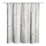 Gray Forest Tree 71x74 Shower Curtain