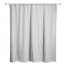 Light Gray Leaf Pattern 71x74 Shower Curtain