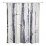 Navy Forest Tree 71x74 Shower Curtain