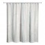 Soft Blue Forest Tree 71x74 Shower Curtain