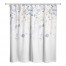 Blue Falling Branches 71x74 Shower Curtain