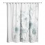 Blue Watercolor Floral Bunch 71x74 Shower Curtain