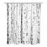 Gray Painted Birches 71x74 Shower Curtain
