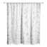 Light Gray Painted Birches 71x74 Shower Curtain