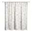 Beige Watercolor Leaves 71x74 Shower Curtain