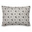 Black Gray Mod Pattern 14x20 Indoor / Outdoor Pillow