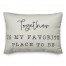 Favorite Place on Black Textiles