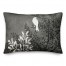 Bird on Branch on Black 14x20 Indoor / Outdoor Pillow