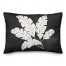 Leaf Texture on Black 14x20 Indoor / Outdoor Pillow