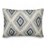 Gray Blue Diamond Pattern 14x20 Indoor / Outdoor Pillow