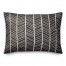 Black Chevron Lines 14x20 Indoor / Outdoor Pillow
