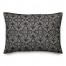 Black Medallion Pattern 14x20 Indoor / Outdoor Pillow