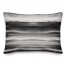 Black Watercolor Waves 14x20 Indoor / Outdoor Pillow