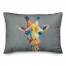 Colorful Giraffe 14x20 Indoor / Outdoor Pillow
