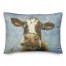 Brown Painted Cow Textiles