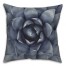 Blue Succulent 18x18 Indoor / Outdoor Pillow